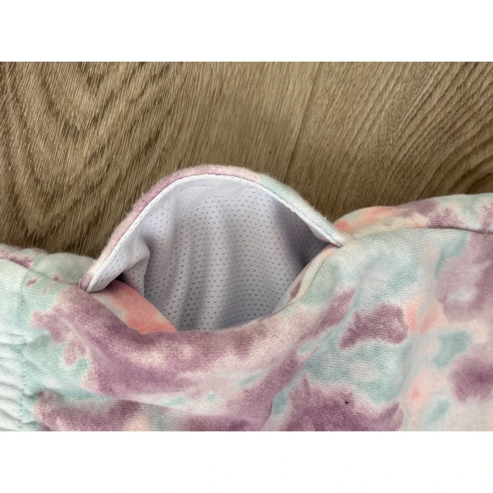 Jordan Air Boys Tie Dye Fleece Shorts Pink Purple Teal Jumpman Small 8-10Y